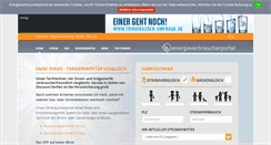 Desktop Screenshot of energieverbraucherportal.de